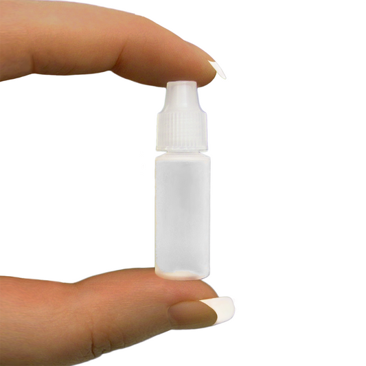 3ml Microdrop Natural (Clear) LDPE Mini Dropper Bottles
