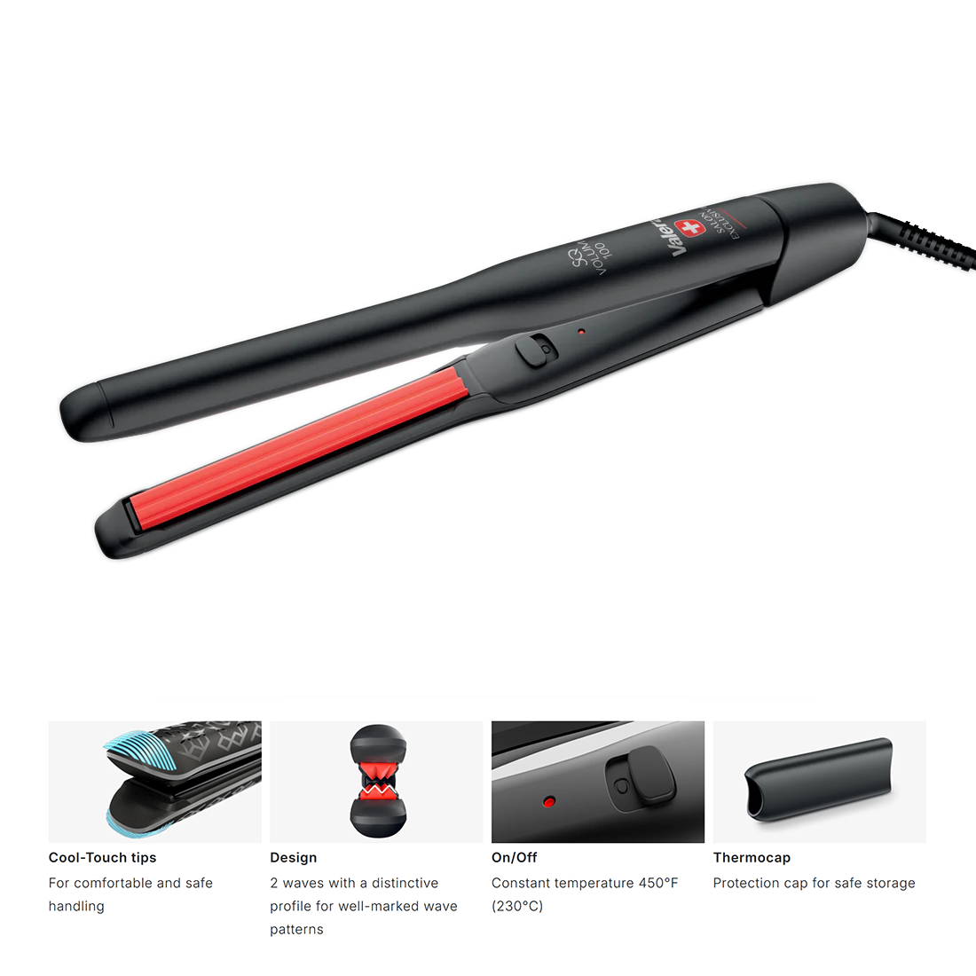 VALERA SQ Volume 100 Slim Professional Hair Crimper